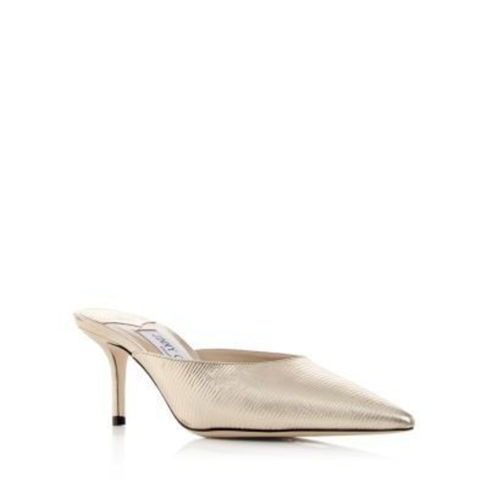 Jimmy Choo Women's Rav 65 Pointed Toe High Heel Mules IT 36 US 6
